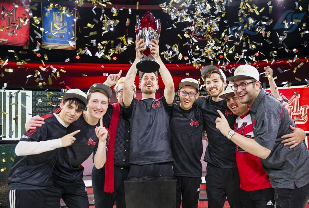 Maryville University are 2019 League of Legends College Champions(Photo courtesy of Riot Games/PR Newswire)