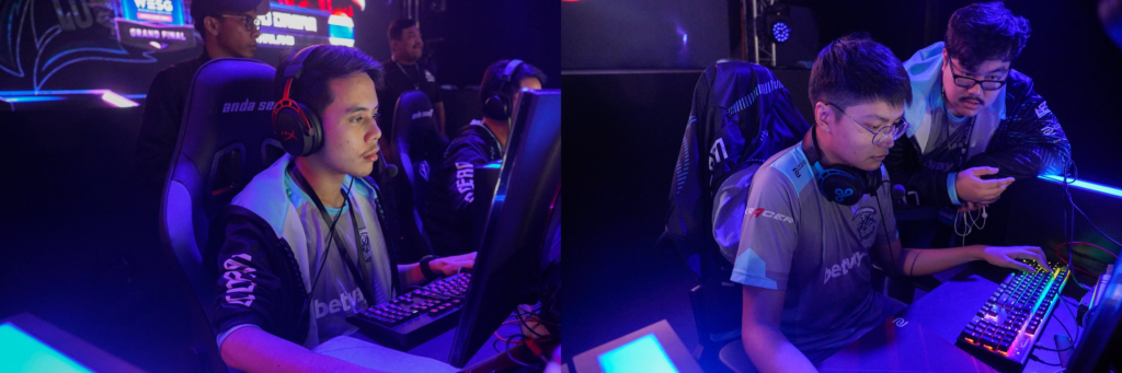 JohnOlsen and PTC at WESG 2019 SEA Finals(Photo courtesy of WESG SEA)