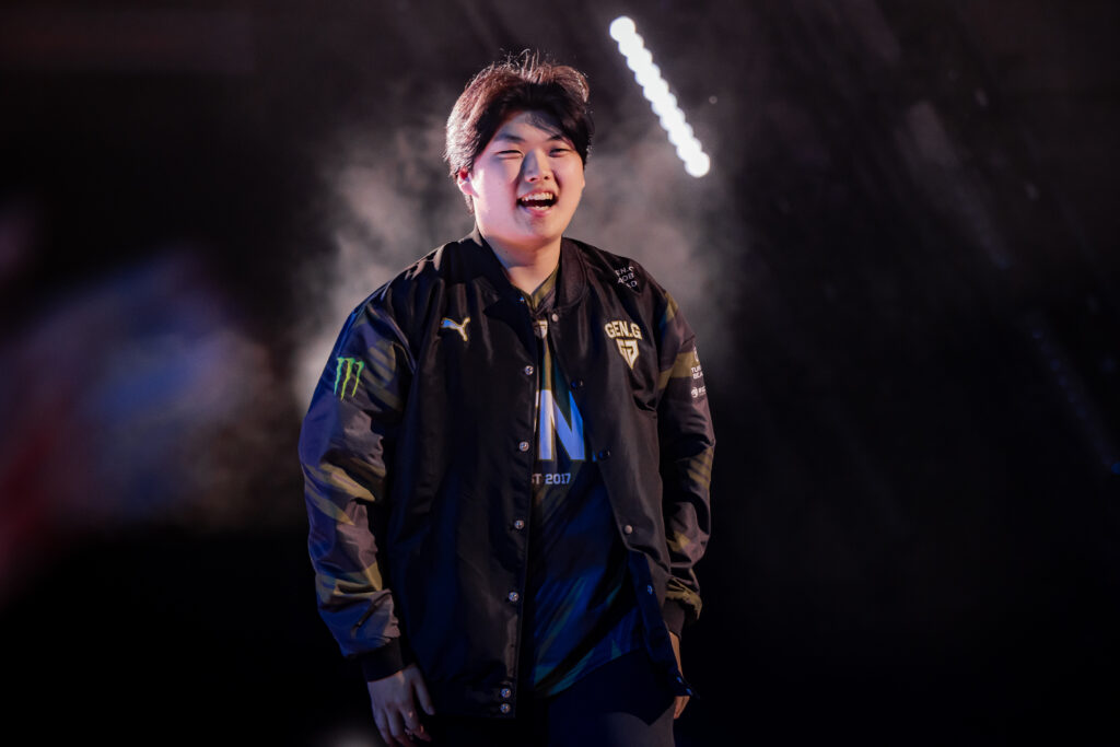 Karon making his international debut in Madrid(Photo courtesy of Colin Young-Wolff/Riot Games)