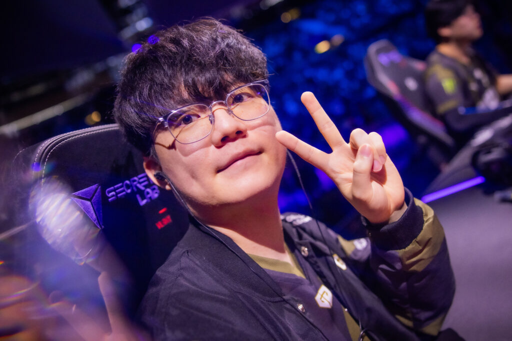 Meteor is the only player retained from last year's Gen.G roster(Photo courtesy of Colin Young-Wolff/Riot Games)