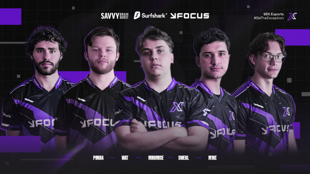 95X's first roster iteration in 2023(Photo courtesy of 95X Esports)