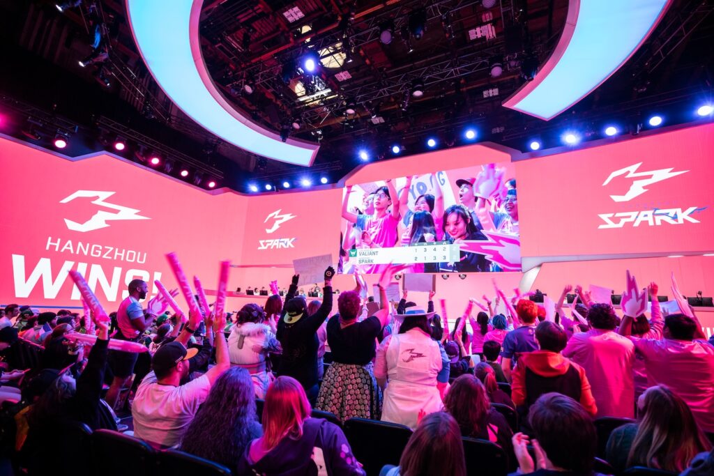 GE's Park "Bazzi" Jun-ki formerly competed with Hangzhou Spark, a separate arm of Bilibili Gaming, in the Overwatch League(Photo courtesy of Robert Paul/Blizzard Entertainment)