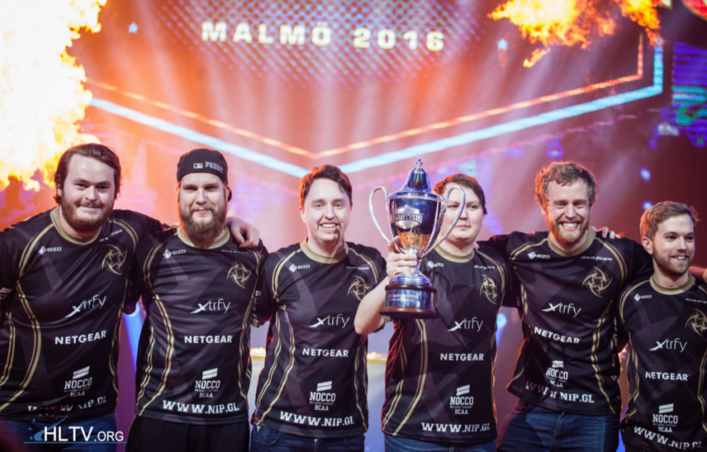 With pyth, Ninjas in Pyjamas won multiple S-tier LANs including DreamHack Masters Malmö and IEM Oakland back in 2016(Photo courtesy of HLTV)