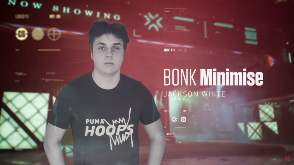 Minimise makes a return to Bonkers as part of the new 2023 roster(Photo courtesy of VALORANT Esports)