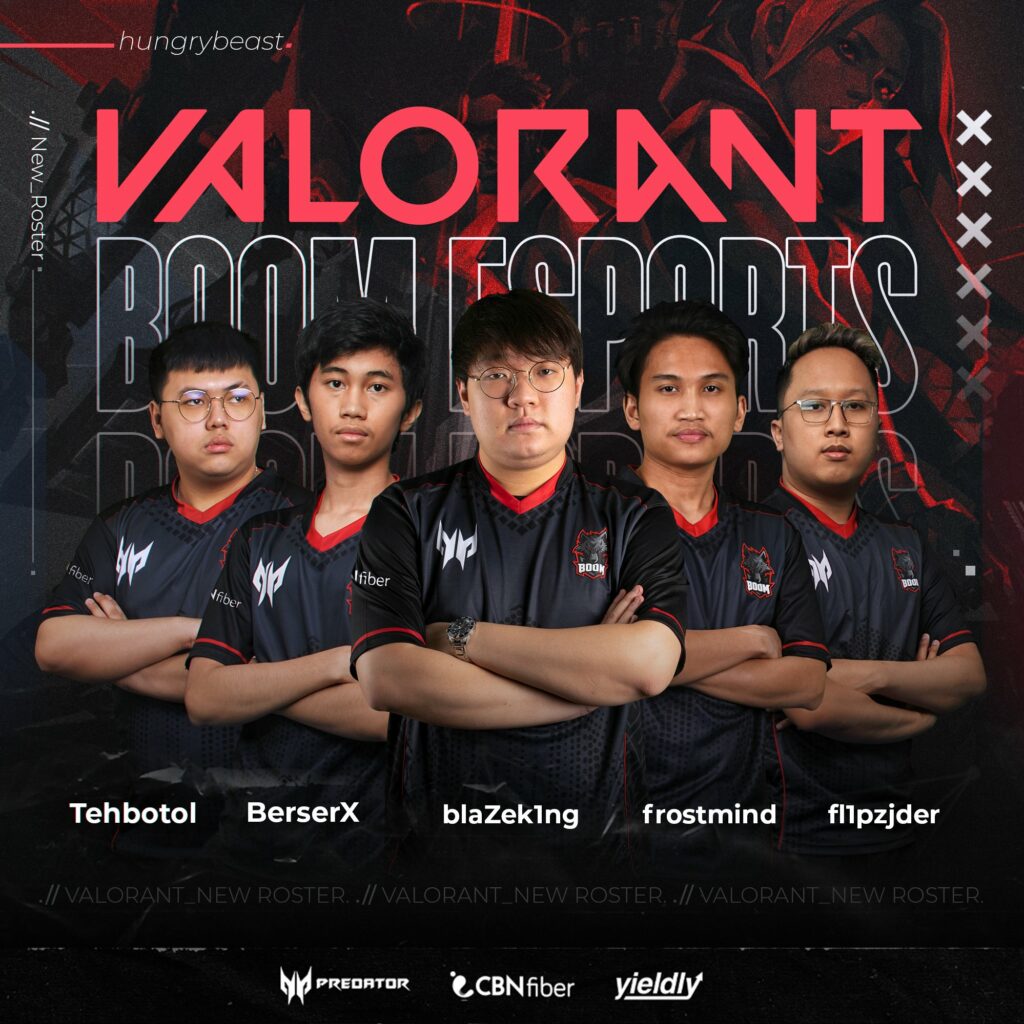 BOOM Esports are now set with five players on board(Photo courtesy of BOOM)