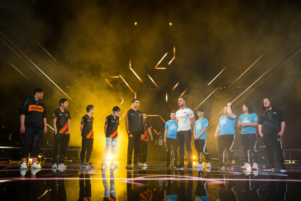 Cloud9 Blue stayed alive in Berlin(Photo courtesy of Michal Konkol/Riot Games)
