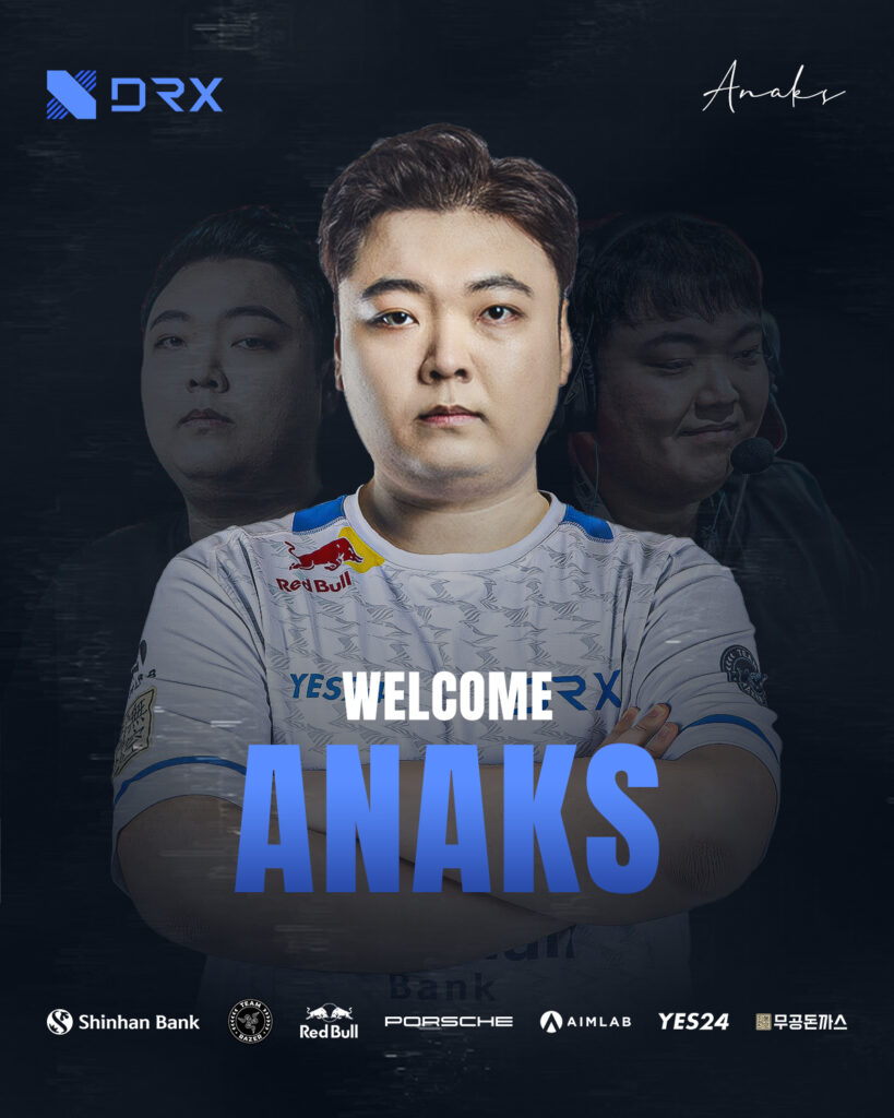 Anaks to coach DRX’s main team(Photo courtesy of DRX)