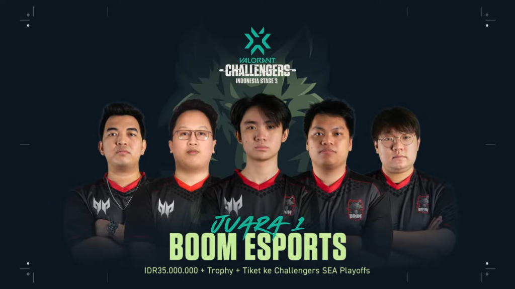 BOOM Esports - VCT Indonesia Stage 3 Challengers 3(Photo courtesy of VALORANT Esports Indonesia)