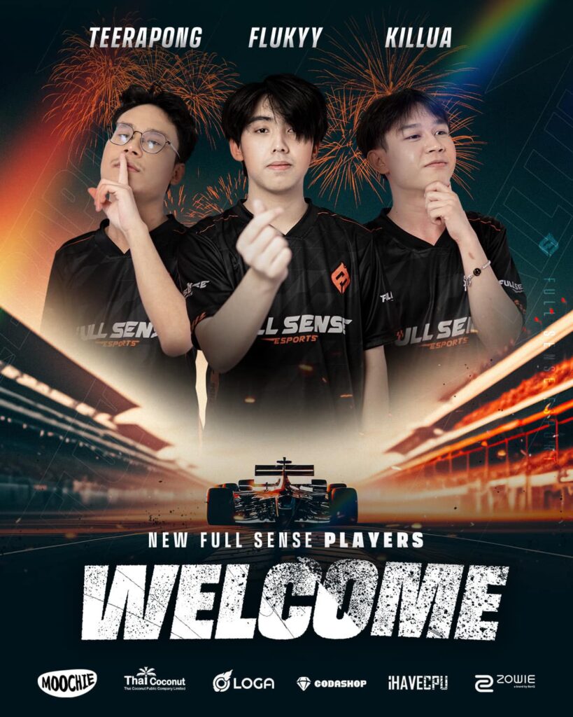 Teerapong, killua, Apinya, and coach dojayut all shared a connection from their time together in FW Esports(Photo courtesy of FULL SENSE