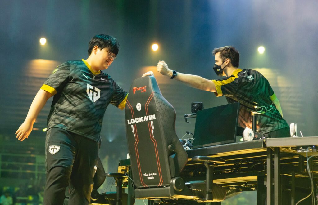 Secret is out of Gen.G after one series(Photo courtesy of Colin Young-Wolff/Riot Games)