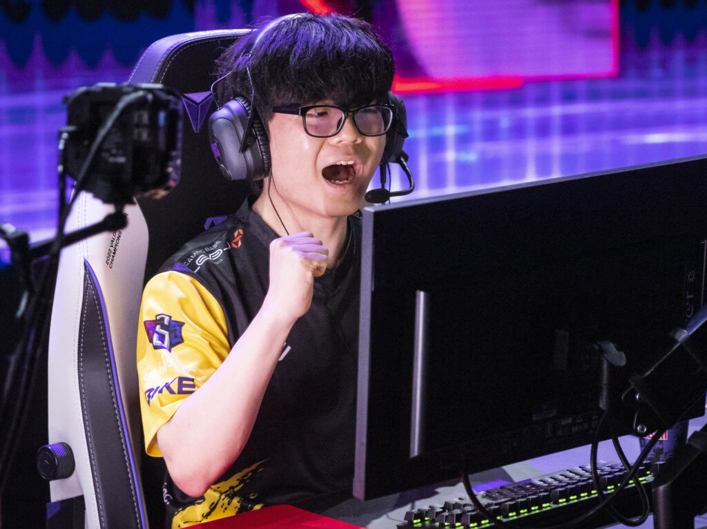 Meteor, TS, eKo, and bail reunite in Gen.G(Photo courtesy of Colin Young-Wolff/Riot Games)