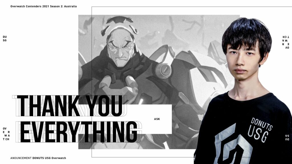 "Ask" bid farewell to Donuts USG and Overwatch in September 2021 to embark on a new challenge in VALORANT(Photo courtesy of Donuts USG)