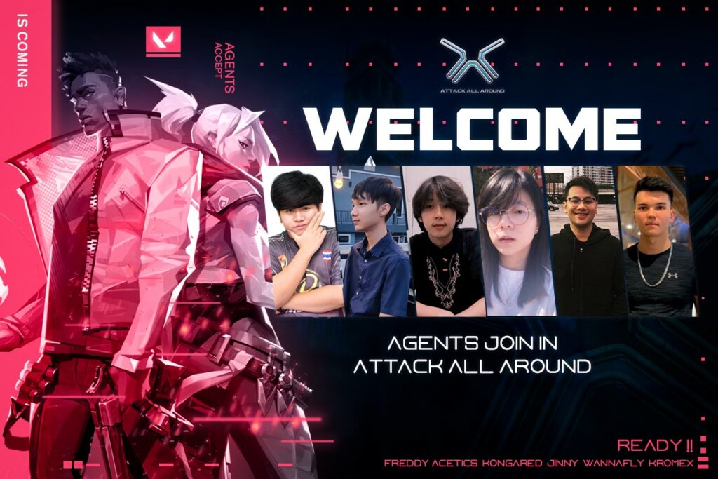 JinNy was a part of the Attack All Around roster, one of the first co-ed teams in VALORANT(Photo courtesy of Attack All Around)