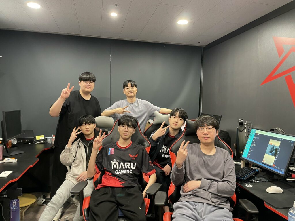 Maru Gaming’s entire lineup, including the manager, has departed from the organization following the expiration of their contract(Photo courtesy of Twitter/BeYN)