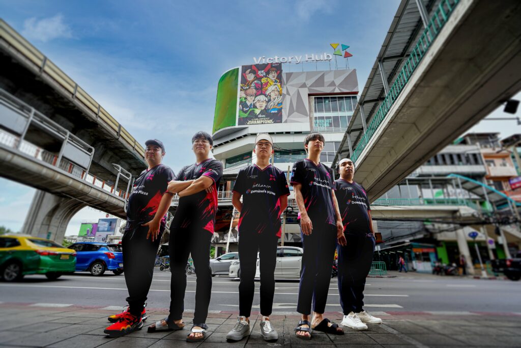 A mural to commemorate XERXIA's qualification for Champions(Photo courtesy of VALORANT Esports)