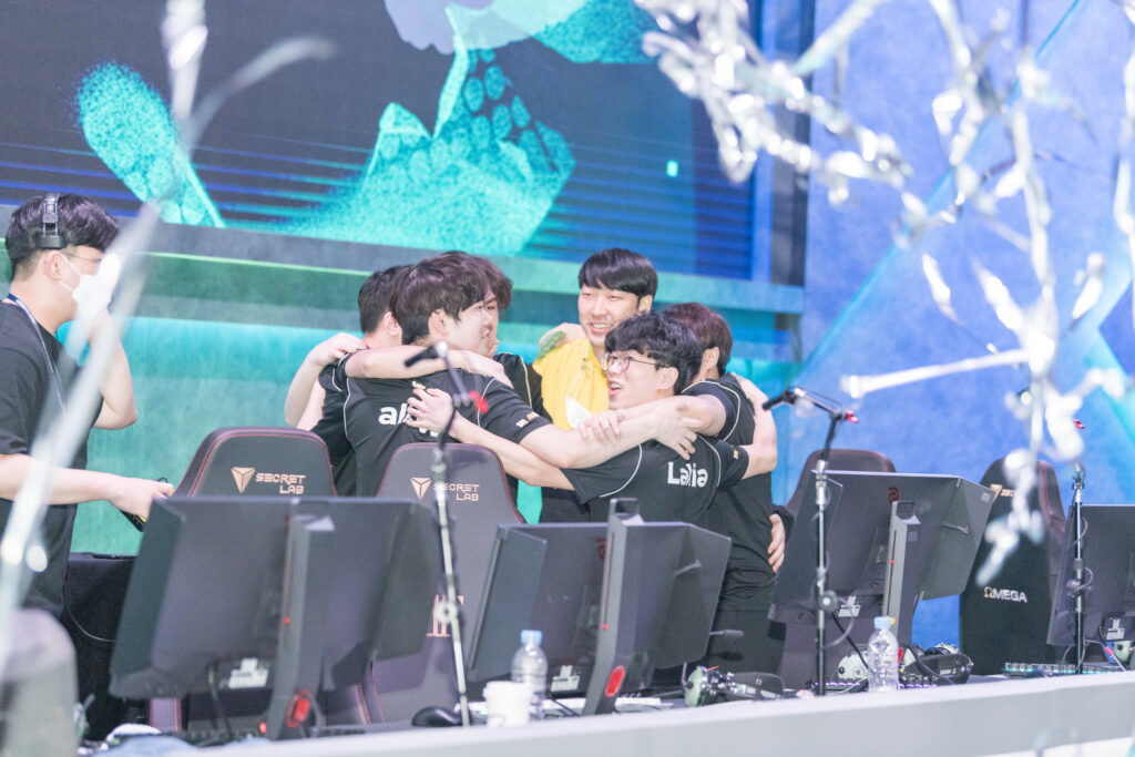 Jaemin with NUTURN Gaming, winning the 2021 VCT Korea Stage 2 Challengers to qualify for Masters 2 Reykjavik(Photo courtesy of VALORANT Esports Korea)