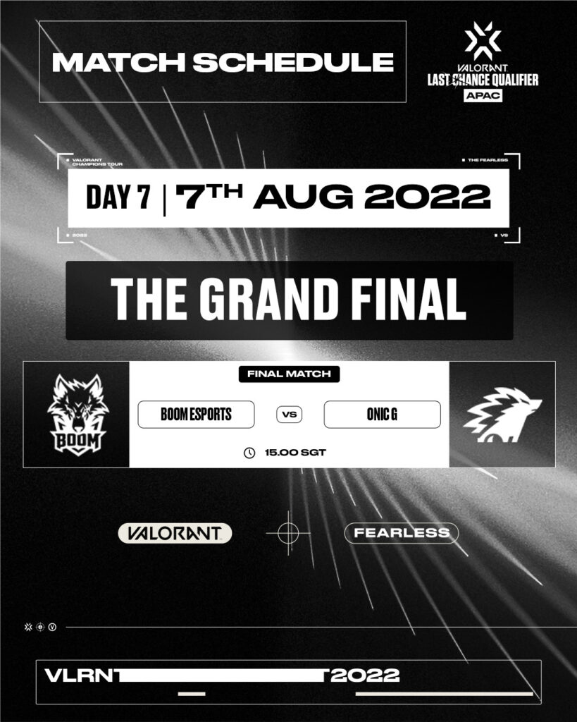 Gary "blaZek1ng" Dastin and co. will be facing Michael "SEVERiNE" Winata's side in the grand finals(Photo courtesy of VALORANT Esports)