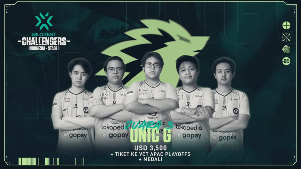 ONIC G placed third at VCT Indonesia Stage 1 Challengers(Photo courtesy of VALORANT Esports Indonesia)