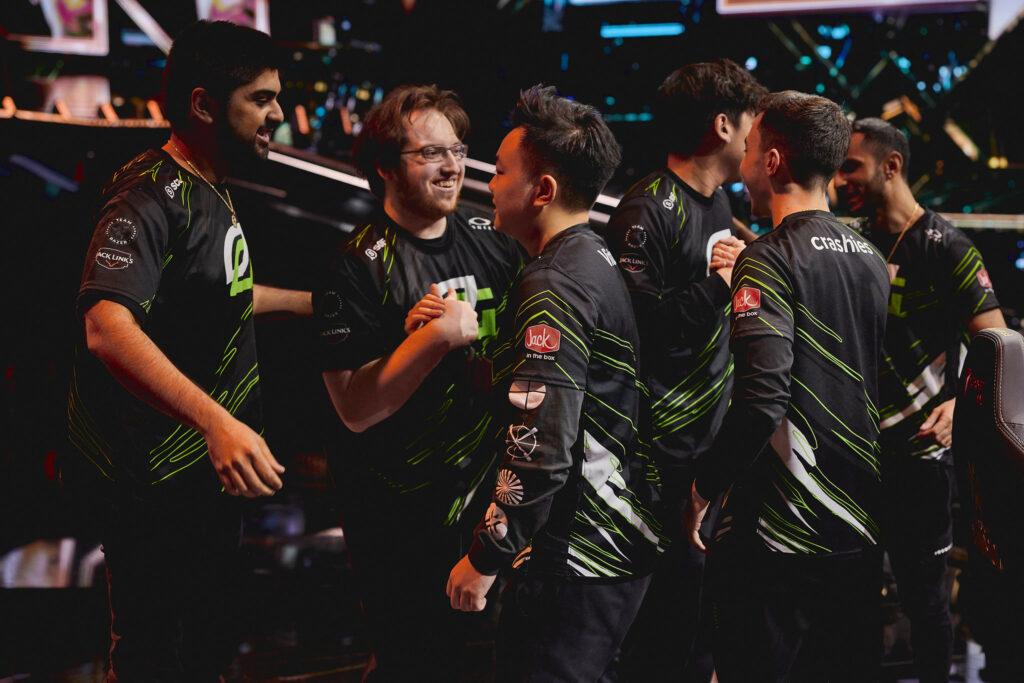 OpTic are through to the 2022 VALORANT Champions grand final(Photo courtesy of Lance Skundrich/Riot Games)