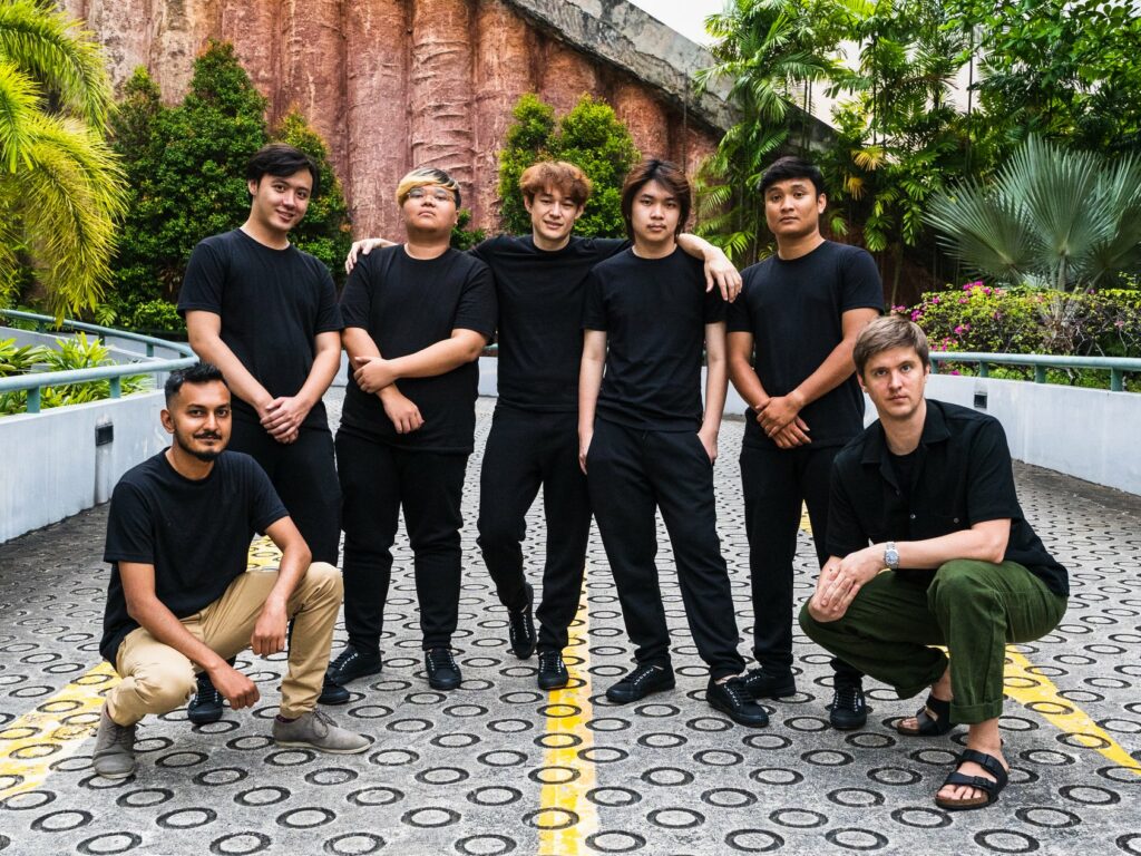 Paper Rex CS:GO roster in Singapore(Photo courtesy of Paper Rex)