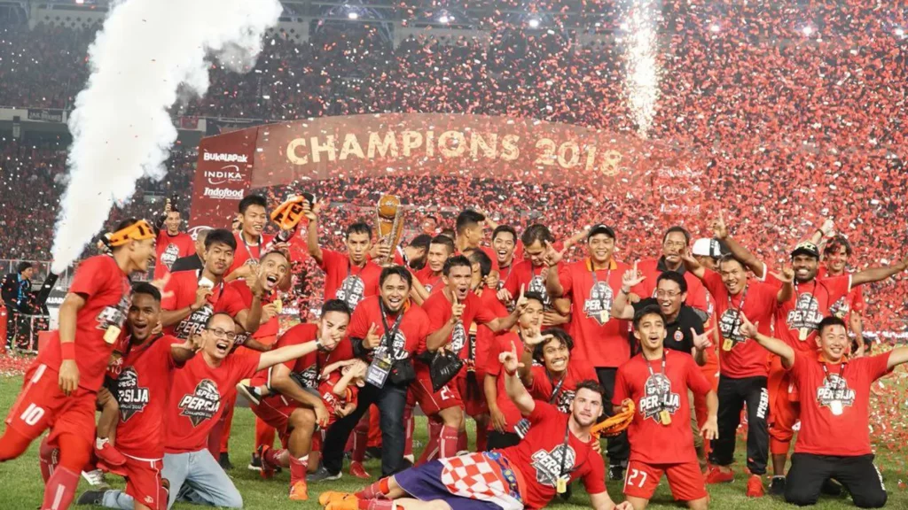 Persija Jakarta clinched the Indonesia Liga 1 title in 2018(Photo courtesy of GOAL)
