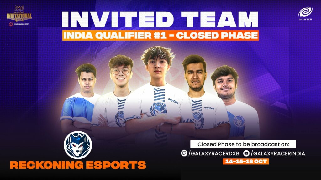 Reckoning Esports at VALORANT India Invitational - India Qualifier #1(Photo courtesy of Galaxy Racer India)