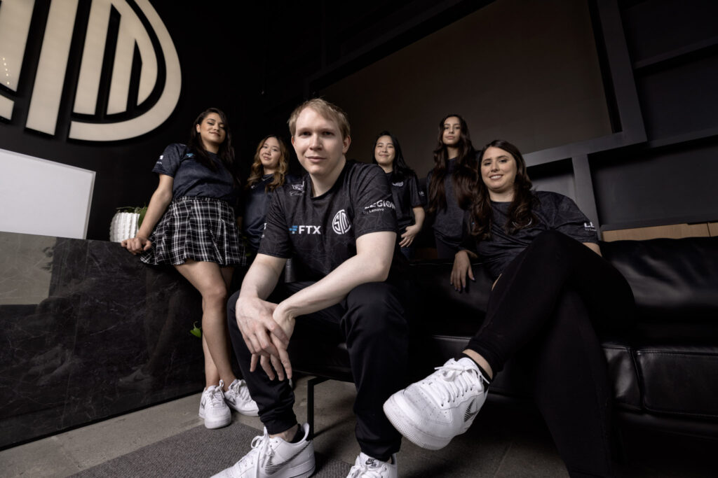 TSM X with previous coach Addison "zecK" Gorzeck(Photo courtesy of TSM FTX)