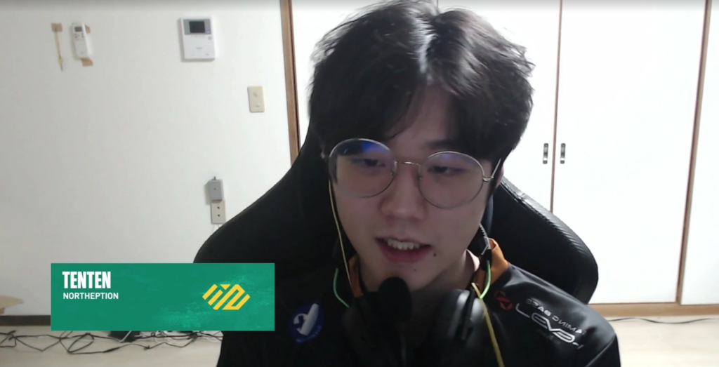 TenTen, formerly of NORTHEPTION(Photo courtesy of VALORANT Esports Japan)