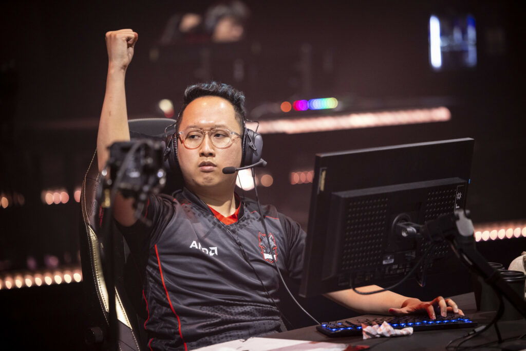 Fl1pzjder helping BOOM Esports qualify for the 2022 VALORANT Champions (Photo courtesy of Colin Young-Wolff / Riot Games)