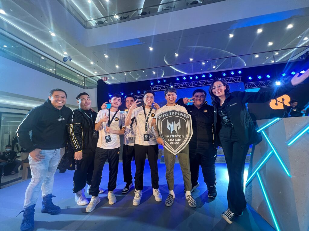RRQ PH - champions of Predator League 2022 Philippines(Photo courtesy of RRQ JNT)