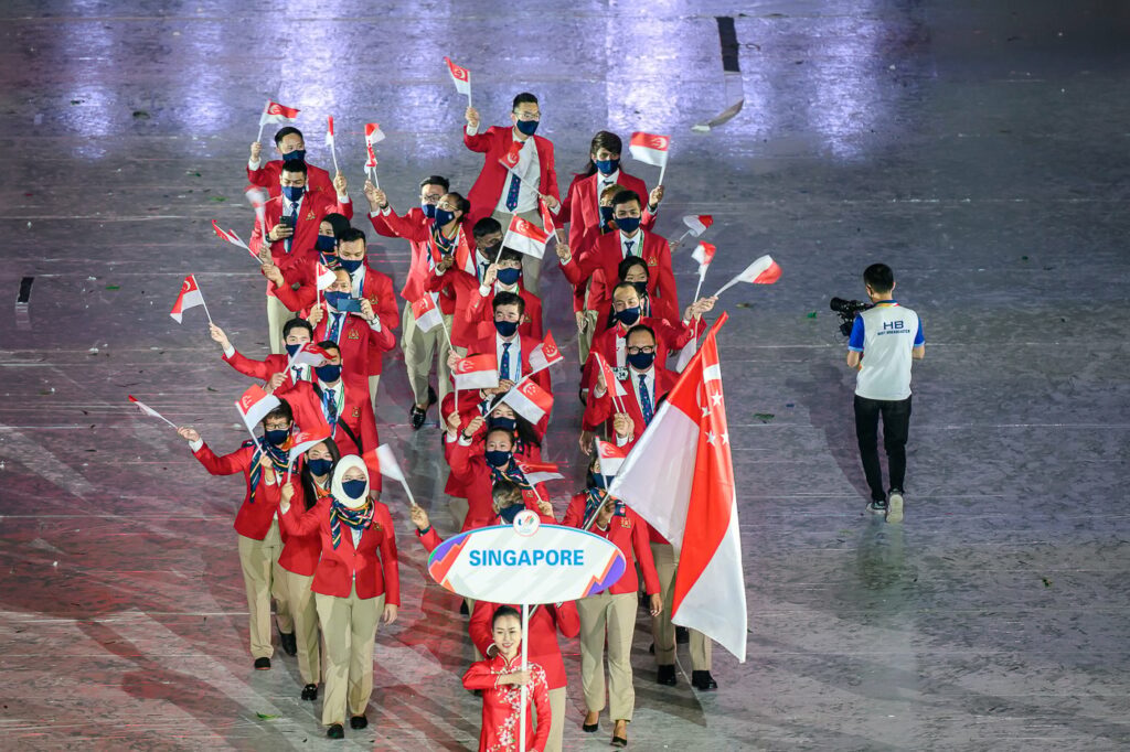 Singapore at SEA Games 2021(Photo courtesy of Sport Singapore/Andy Chua)