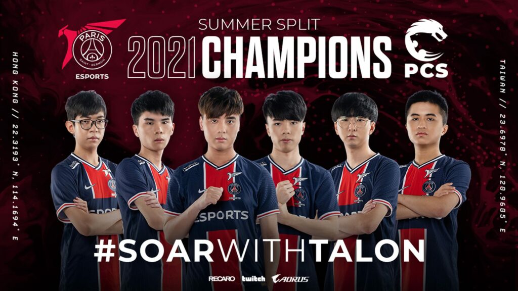 The reigning champions of the Pacific Champion Series, PSG Talon earned their second consecutive domestic title after victory over Beyond Gaming in the grand finals(Photo courtesy of PSG Talon)