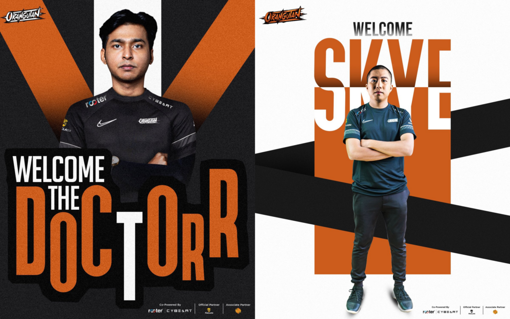 theDoctorr and skyeSG will begin their coaching career with Orangutan(Photo courtesy of Orangutan)