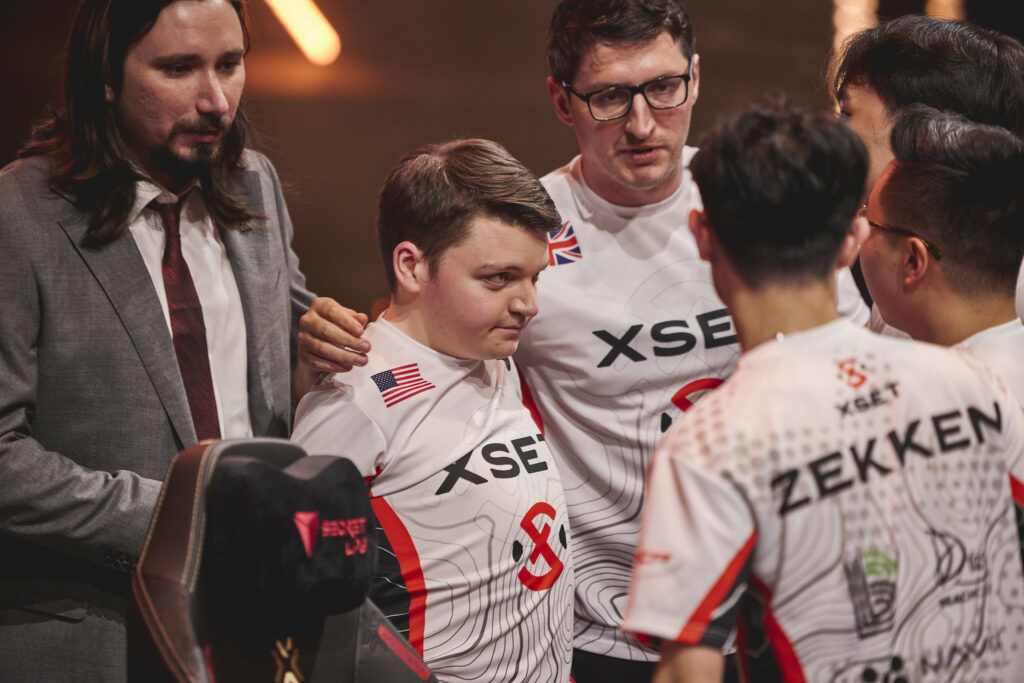XSET are all set up for their Champions debut(Photo courtesy of Lance Skundrich/Riot Games)