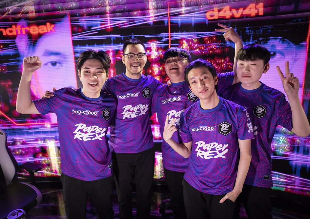 Paper Rex will face BOOM Esports in the first round(Photo courtesy of Colin Young-Wolff/Riot Games)
