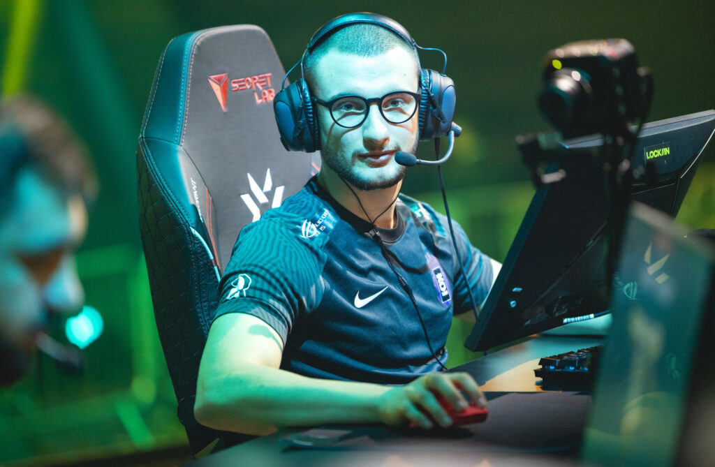 Wolfen with KOI at VCT LOCK//IN 2023(Photo courtesy of (Photo by Colin Young-Wolff/Riot Games)