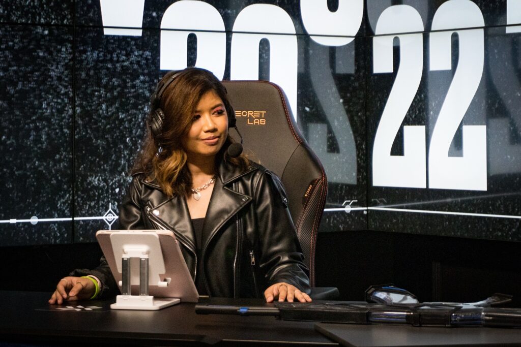 2022 VALO2ASIA Awards judge Natasha "Tashbunny" Hashim returns to the commentating desk of VCT Game Changers