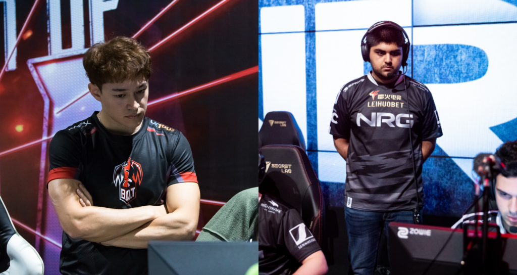 alecks (B.O.O.T-dream[S]cape) and Chet (NRG) (Photo courtesy of CSGO2ASIA - HLTV)