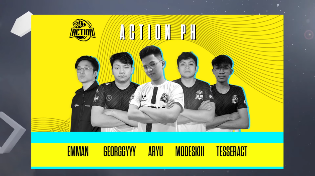 Action PH were significantly outperforming all teams in Week 1(Photo courtesy of The Esports Club)
