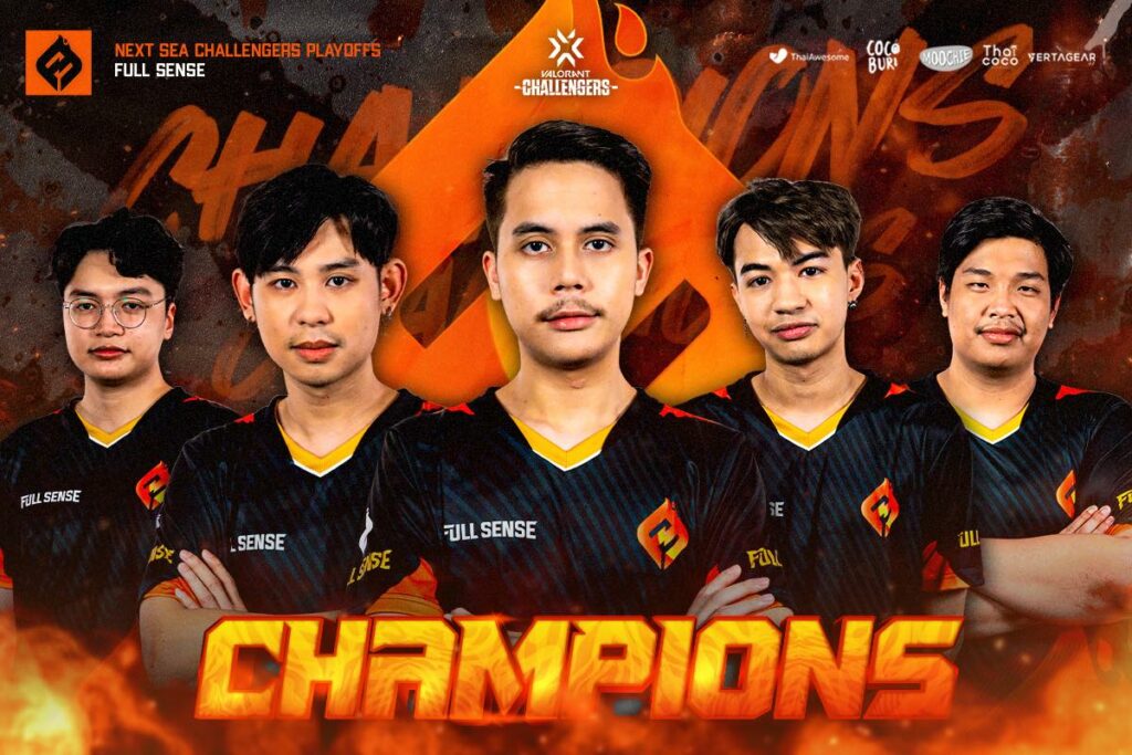 FULL SENSE - The winner of VCT Thailand Stage 3 Challengers 2(Photo courtesy of FULL SENSE)