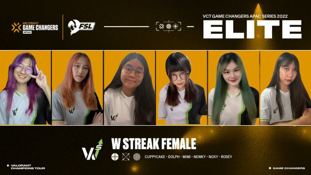 W Streak Female are now without a home(Photo courtesy of FSL/VALORANT Esports)