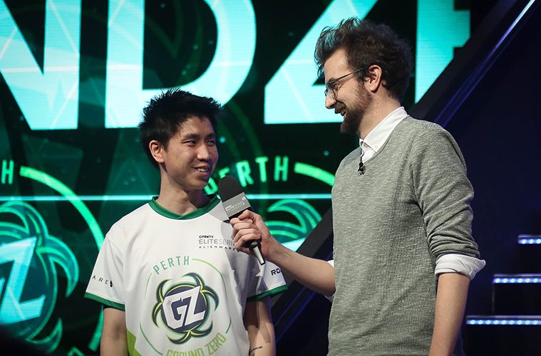 willyKS is ready to hear offers from APAC teams and is open to playing as a player or a coach(Photo courtesy of Gfinity Elite Series Australia - 2018)