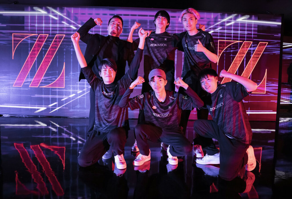 Koji "Laz" Ushida and co. are through to the playoffs(Photo courtesy of Colin Young-Wolff/Riot Games)