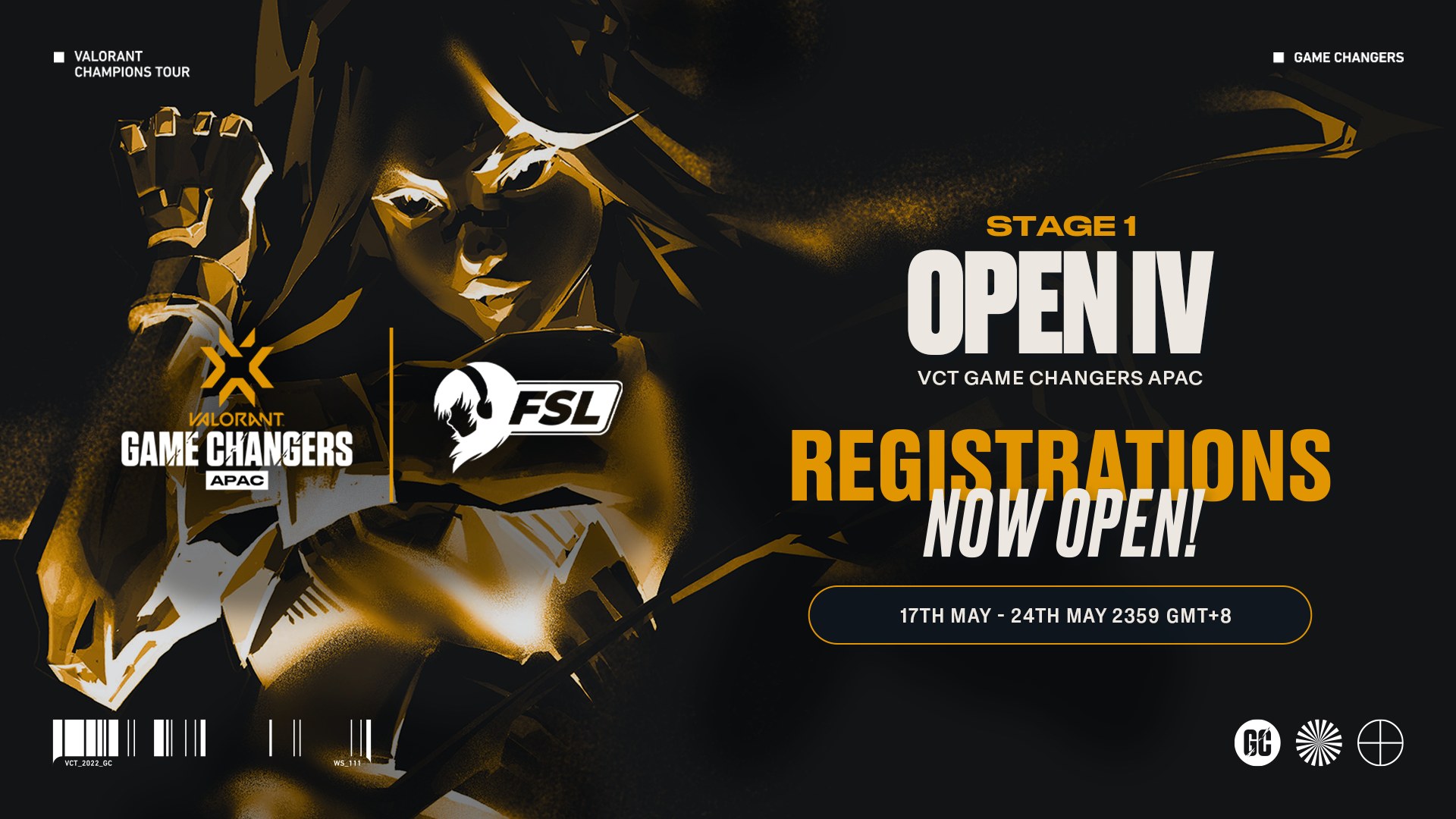 FSL opens registration for VCT Game Changers APAC Open 4 VALO2ASIA