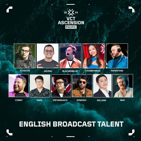 VCT Ascension Pacific talent announced VALO2ASIA